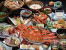 ズワイガニのフルコース料理『かにづくし』の料理イメージ