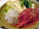 【夕食一例】景色の良い食事処、『関善渓谷』でお楽しみ下さい