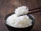 *水の豊かな新潟のお米を炊き上げたご飯です。