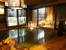 ◆男性内風呂（天然温泉：約40～41℃）
