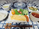 *【朝食一例】オムレツ（卵焼き）をメインとした和洋朝食5～6品をご用意！