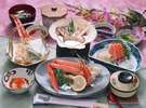 オホーツク御膳・・・流氷が運んできた豊富な栄養で育った新鮮な海の幸をお召し上がり下さい
