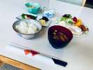 朝食（和定食）の一例