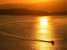 夕陽百選の「加太」。天気がよい日は四国まで見える・・・