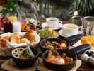 ◆3種類から選べる朝食◆　TERRA　選べるガレット＋新鮮野菜・スープ・パン等をビュッフェ形式で(イメージ)