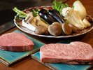 【鉄板焼きDINNER】肉のプロフェッショナルが厳選した氷見牛と地物食材を、鉄板焼きでお楽しみください。