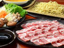 沖縄県産のアグー豚肉のしゃぶしゃぶプラン