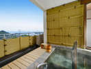 別館　朝日の間：露天風呂から眺めは最高です