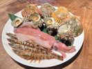 【お食事例／海鮮BBQプラン】新鮮な海鮮は炭火で焼くと、美味しさアップ！