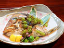 鯛のお頭塩焼き付プランのイメージで鹿児島県産の鯛