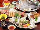 大満足ののボリューム！２名様よりマグロの兜焼き付き！