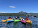野尻湖　カヌー体験