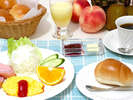 ・【朝食一例】バディお勧めのハーブティと一緒に、朝からリラックス♪