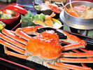 ●蟹づくし会席イメージ●かにプランでは、人気NO１の蟹尽くし会席！6品の蟹料理を味わえます！