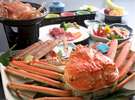地ガニにとろける但馬牛はステーキかしゃぶしゃぶお好きな方をお選び下さい