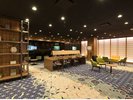 ゲストラウンジ（B1F）和をイメージした落ち着いた雰囲気のラウンジです。
