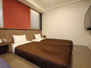 ジャパニーズツインルーム１７平米　ソファベッドの付いた畳仕様の客室で最大４名様までご利用可能です。