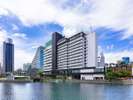 那珂川沿いに建つリバーサイドホテル
