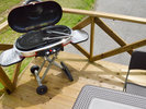 ・【BBQ】数量限定コールマン社製のBBQグリル。青空の下で屋外BBQをお楽しみください