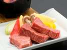 【常陸牛ステーキ】A5ランクの分厚いお肉を鉄板でジュ～ッと！