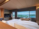 特別フロア「翠景」ベッド付き和室タイプ客室　ベッドエリア(一例)