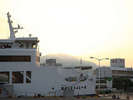 小豆島で一番船の発着が多い港、土庄（とのしょう）港から見えます！