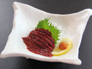 #桜肉のたたき　会津といえば桜肉！！ニンニク味噌でお召し上がりください♪　