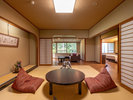 【特別室　御風の間】和室と洋室からなる2間の特別室です。