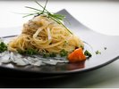 【フェリーチェLunchコース】河豚刺しのカッペリーニパスタ※写真はイメージです。