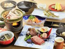 【津和野特選会席】郷土料理を現代風にアレンジした津和野名物料理（一例）