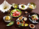 ・【ご夕食例】地元の採れたて新鮮食材を活かした季節を味わう和食