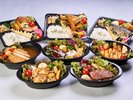 【夕食一例:選べるお弁当プラン】8種類の中から、お好みのお弁当をお選びください!
