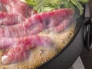 *お食事グレードアップ！上州牛すき焼き(イメージ)