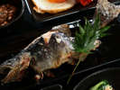 【料理】朝食◆　単品　岩魚の塩焼き*