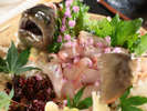 【料理】夕食◆単品　岩魚のお造り*