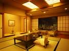 華鳳の標準客室（12.5畳）は清潔感と気品に満ちた空間