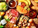 夕食一例：リブロースをメインとしたBBQプランになります。