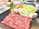 宮崎牛モモ肉のしゃぶしゃぶ御膳