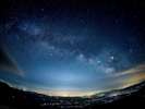 雫石銀河ロープウェーから眺める星空と盛岡の夜景