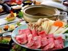 しゃぶしゃぶも人気です♪ あっさりお肉をどうぞお召し上がりください♪