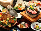 【料理】温泉うなぎとすっぽん会席　一例