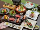 信州プレミアム牛の「ヒレ」と「サーロイン」を食べ比べてお楽しみ下さい。