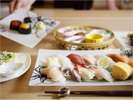 【夕食イメージ】蝦夷前寿司コース＜笑＞職人厳選の近海産ネタを贅沢に使用。本格寿司をお楽しみ頂けます