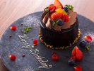 竹炭ショコラのチョコレートケーキ（イメージ）