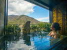 雄大な箱根連山を見ながら入る専用客室露天風呂