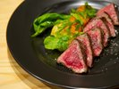 盛本牧場産神戸ビーフのA5ランクのステーキ