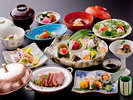【神戸BEEF付会席】当館人気の神戸BEEF網焼きが付いた会席料理。