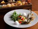 選べる自家製パスタと天龍アユ　　ブルーチーズ（一例）
