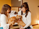 【愛犬同伴専用客室】　小型犬(6kg以下)で1室あたり2頭まで同伴可能です。※イメージ