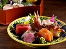 【お造り／献立例】季節の幸をより美しく。新鮮な魚介をご用意